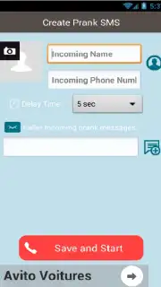 Zifo Fake SMS Screenshot 1