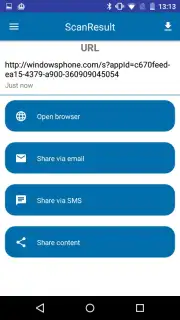 QR Code Scanner Screenshot 4