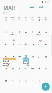 Samsung Calendar Screenshot 3