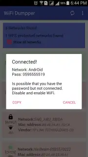 WiFi Dumpper ( WPS Connect )‏ Screenshot 3