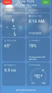 Real Weather Screenshot 2