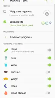 Samsung Health (Android Wear) Screenshot 8