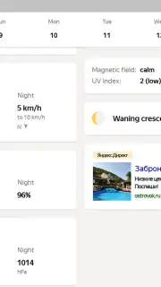 Yandex.Weather Screenshot 4
