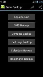 Super Backup: SMS and Contacts Screenshot 3