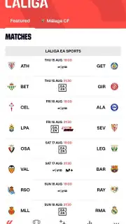 LALIGA Official App Screenshot 7