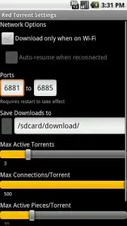 Red Torrent Lite Screenshot 1