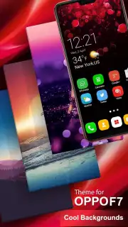 Oppo F7 Launcher - Themes and Wallpapers Screenshot 1