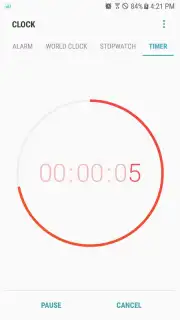 Samsung Clock Screenshot 6