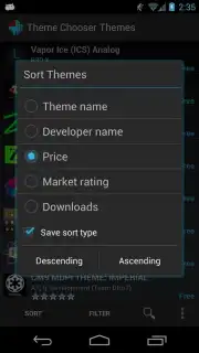 Theme Chooser Themes Screenshot 5