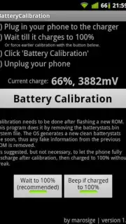 Battery Calibration Screenshot 1