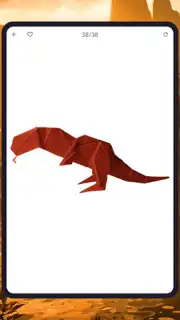 Origami dinosaurs paper shapes Screenshot 19