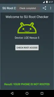 SU Root Checker Screenshot 2