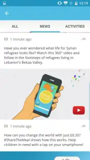 ShareTheMeal Screenshot 1