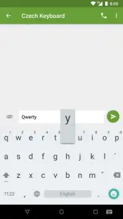 Czech Diacritic Keyboard Screenshot 4