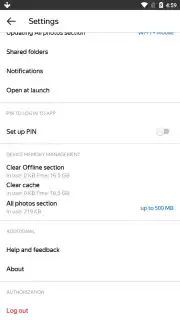 Yandex Disk Screenshot 6