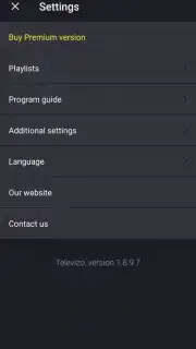 Televizo - IPTV player Screenshot 2