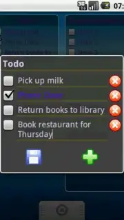 To-Do List Widget Screenshot 1