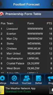 Football Forecast Screenshot 3