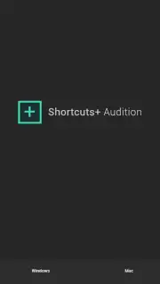 Shortcuts+ Audition Screenshot 2