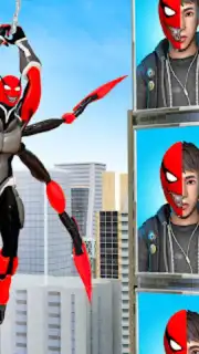 Black Spider Rope Superhero Screenshot 8