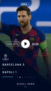 UEFA.tv Screenshot 2