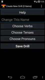 Spanish Verb Trainer Screenshot 1