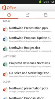 Microsoft Office Mobile Screenshot 4