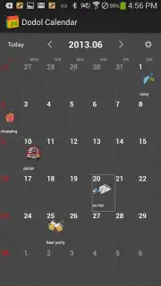 dodol Calendar Widget Screenshot 3