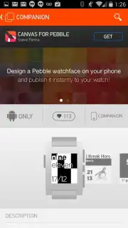 Pebble Appstore Screenshot 3