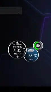 Rings Digital Weather Clock Screenshot 8