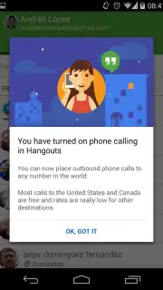 Hangouts Dialer Screenshot 3