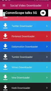 Social Media Video Best Downloader Screenshot 2