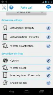 Ложный вызов и SMS Screenshot 7