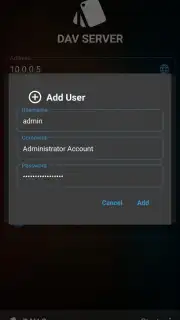 WebDav Server Screenshot 1