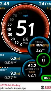 Ulysse Speedometer Screenshot 2