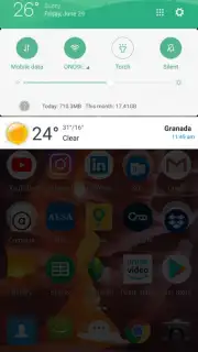 Transparent Clock Weather Cisco Screenshot 1