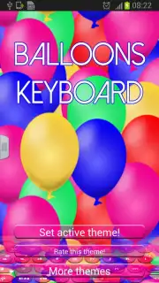 Balloons Keyboard Screenshot 9