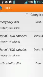 Diets for losing weight Screenshot 16