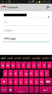 Pink Keyboard Screenshot 12
