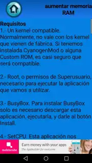 Aumentar memoria RAM interna (copy) Screenshot 2