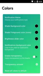 Power Shade: Notification Bar Changer & Manager Screenshot 10