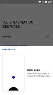 Fluid Navigation Gestures Screenshot 1