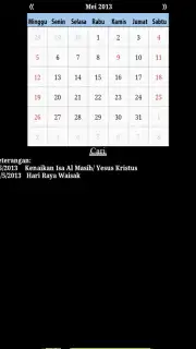 Kalender Nasional Screenshot 2