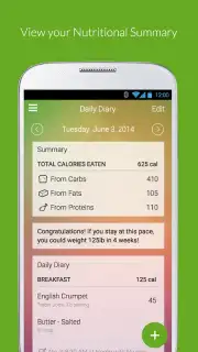 My Diet Diary Calorie Counter Screenshot 5