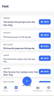 Font Keyboard Screenshot 2