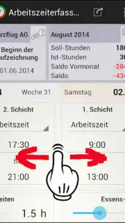 Arbeitszeiterfassung Screenshot 5