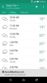 HTC Weather Screenshot 2