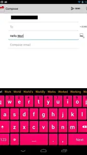 Pink Keyboard Screenshot 14