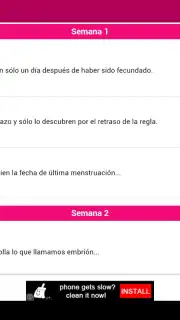 Semanas Embarazo Screenshot 13