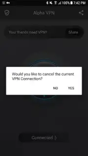 ALPHA VPN Screenshot 2